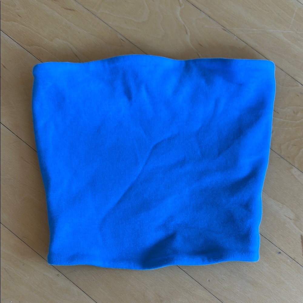 Zara Deep Blue Tube Top